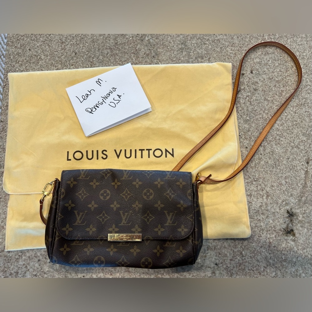 Authentic Louis Vuitton favorite MM monogram